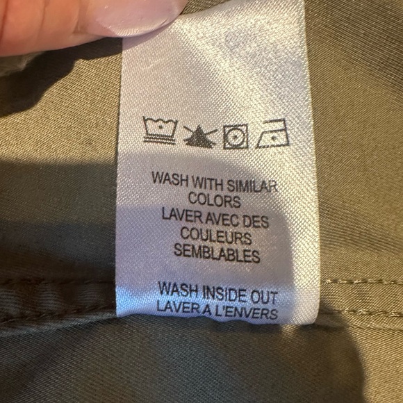 Kismet camo army green floral button zipper front hood drawstring coat jacket - Picture 12 of 12